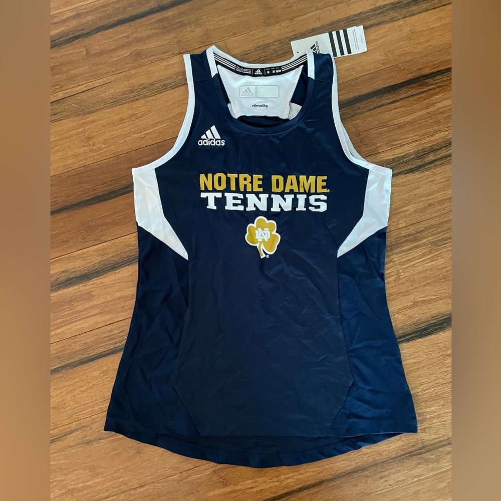 Notre Dame Tennis Adidas Women’s sports tank top